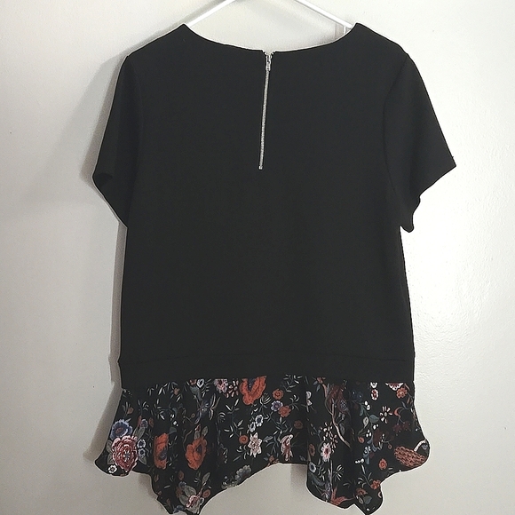 NWOT W5 Anthropologie Floral Embroidered Top - Picture 8 of 9